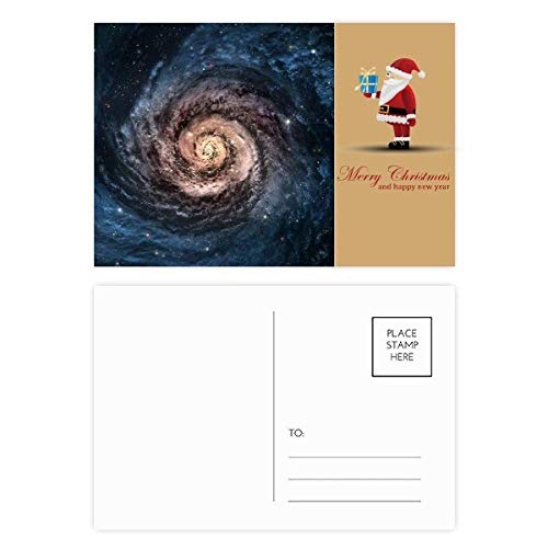 Cartes postales nébuleuse Père Noël Whirlpool pour décorer vos cadeaux et correspondances