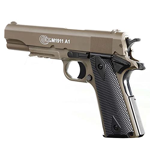 Colt 1911 Dark Earth 13bb'S E=0,500 J. Max /C24 - Culata de metal manual
