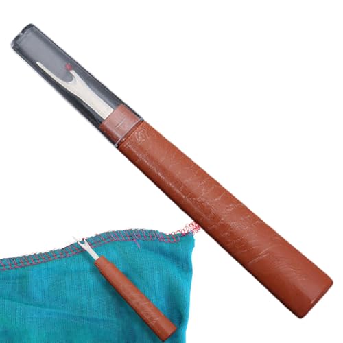 Herramienta Para Descosedor De Costuras - Selector De Hilo Con Veta De Madera | Destripador De Costura | Herramienta De Costura Para Desgarrador De Costuras De Dobladillo | Inicio Entusiastas Del Teji