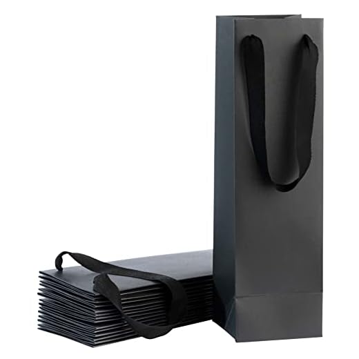 Purple Q Crafts Saco de vinho preto para garrafa de vinho, uísque e bebidas alcoólicas, saco reutilizável, laminado para força extra. (pacote com 5)