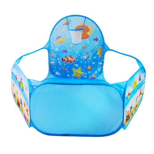 Espace sécurisé et portable GARVALON : piscine à balles bébé pliable hexagonale