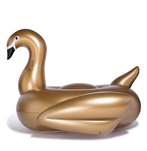 Image of Jasonwell Giant Inflatable Flamingo Swan Pegasus Pool Float Summer Beach Swimming Pool Floatie Lounge Floating Raft Outdoor Party Decorations Toys for Adults
