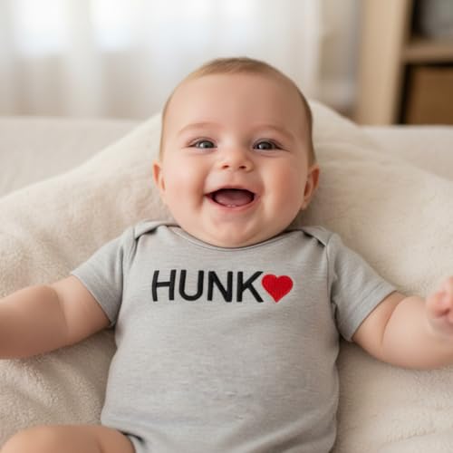 Image of Baby Boys Girls One Piece Outfit Set Short Sleeve Bodysuit