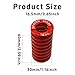 bociloy 2PCS 3D Printer Die Springs 30mm OD 60mm Length, Medium Load Compression Springs, 65Mn Steel Hot Bed Leveling Springs for Industrial Mould Die Spring Set, Red