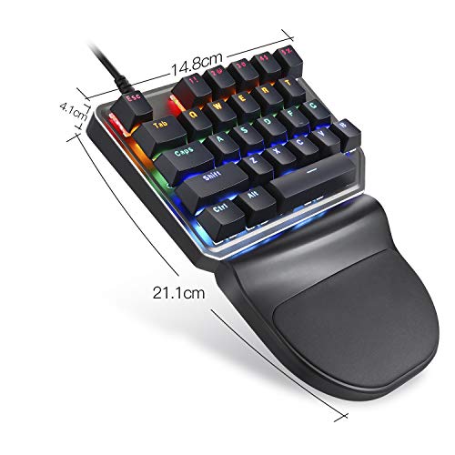 Teclado Mecánico Mini K27 MOTOSPEED USB miniatura 3