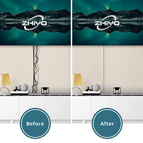 Image of ZhiYo 43 inch Cord Covers for Wires on Wall, Beige Cord Hider, 0.95 inch W x 0.47 inch | Fits 2-3 Cords, Premium Paintable Raceway for Wall-Mounted TV, Self-Adhesive Wire Hider for Extension Cords & Ethernet Cables