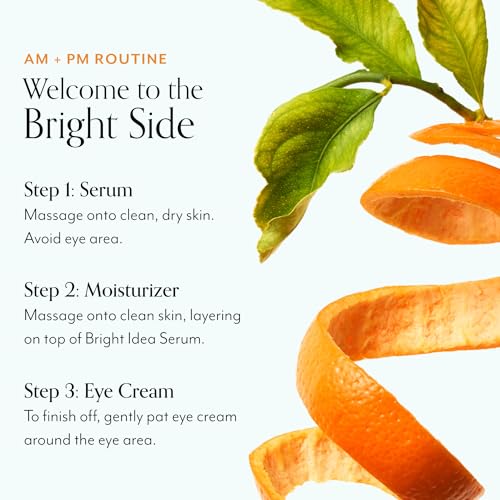 Bliss Vitamin C + Tri-Peptide Glow Getter Bright Idea 3-Piece Kit – Includes Brightening Moisturizer, Eye Cream & Serum for Radiant, Firm, Hydrated Skin – Vegan & Cruelty-Free Skincare Set