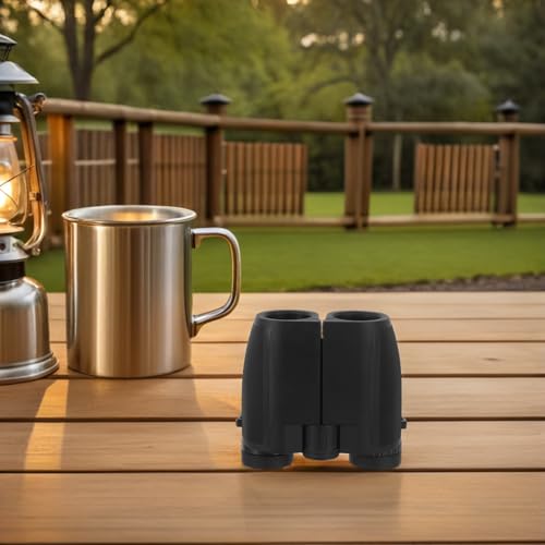 Binoculares compactos 10x25 para senderismo y camping miniatura 7