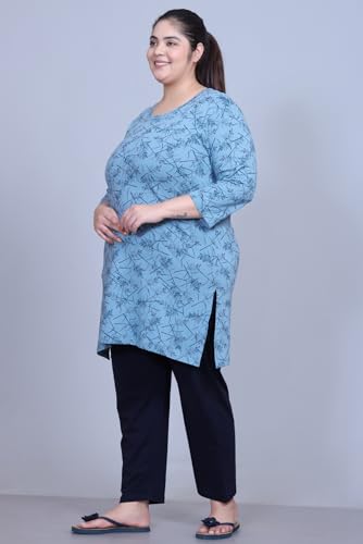 Image of RYSH Women's Plus Size Printed Longline Tops