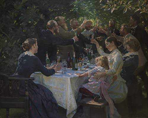 Tableau Hip Hip Hourra Krøyer pour célébrer la joie et la lumière dans votre maison