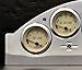Compatible with 1957 Ford Car 5 Gauge Dash Cluster Panel Set Programmable Tan