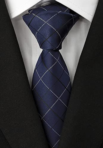 Image of Men's Necktie Classic Silk Tie Woven Jacquard Neck Ties 9 PCS