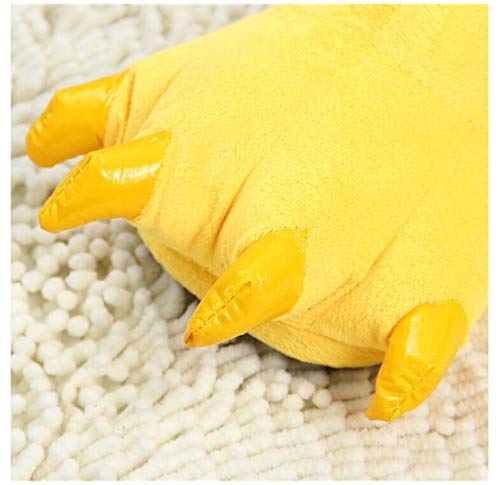 Adult Dinosaur Paw Plush Slippers - Warm Home Claw Slippers4