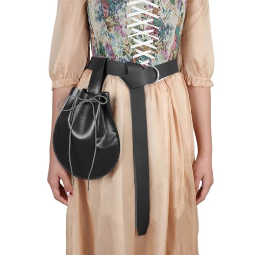 Marsupio rinascimentale pelle stile steampunk medievale marsupio da cintura vintage