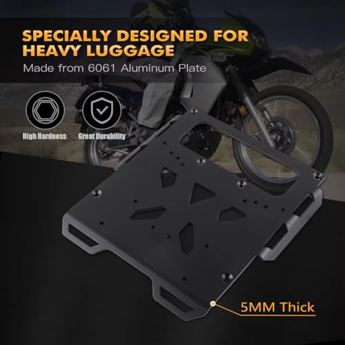 Porte bagages moto pour KLR650 2008-2018 kit plaque de support arrière - 6