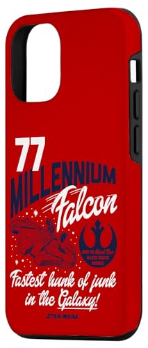 Coque iPhone 12/12 Pro Star Wars Millennium Falcon Red Hunk