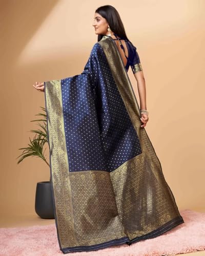 Image of Avantika Fashion Women's Kanjivaram Soft Silk Banarasi Sarees With Blouse Piece