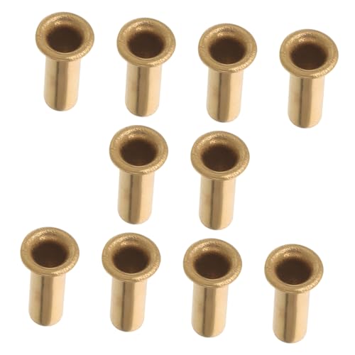 SOLUSTRE 6 * 4 Nylon Tube Bushing Inserts 10pcs Compression Fittings for Oil Lines High Pressure Resistance Copper Fitting