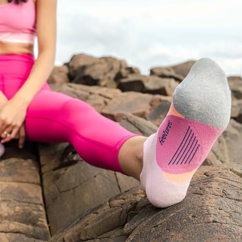 Image of Feetures Elite Light Cushion No Show Tab Sock Wave