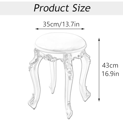 Taburete de tocador ergonómico para evitar malas posturas en el vestidor 2