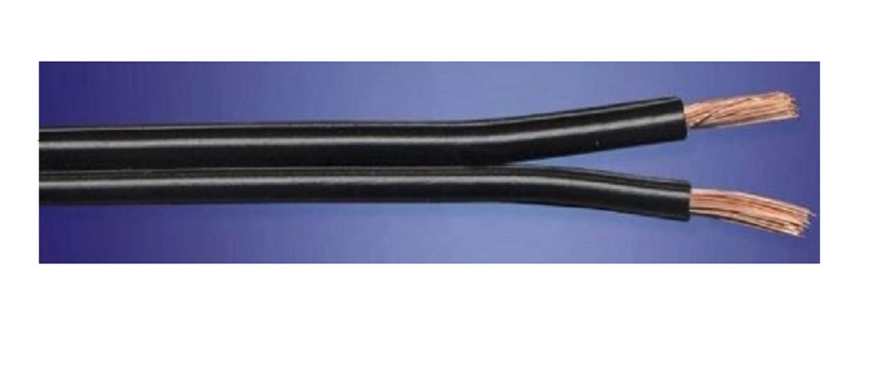 K M Electronics® 10M 79 Strand Speaker Loudspeaker Cable Wire Black Pure Copper Conductors