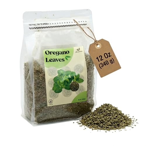 Miss Spring Dried Oregano Leaves - Non-GMO, No Additives - Finely Cut Oregano Dried Leaves Seasoning & Spice - Fresh Dry Herb Seasoning for Pasta, Pizza & Sauces, 12 Oz (340g)
