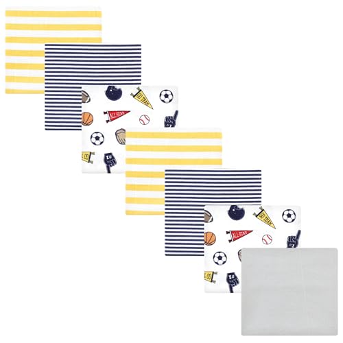 Image of Luvable Friends Little Treasure Flannel Receiving Blankets 7pk