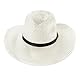 FakeFace Herren Damen Cowboyhut Westernhut Panamahüte Sonnenhut Strohhut Piraten-Hut Modehut Sonnenschutz Cowgirl Cowboy Hut Hüte für Erwachsene