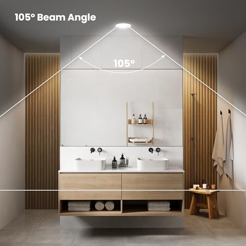 Image of Feit Electric BR30 LED Light Bulbs, 65W Eq, Dimmable, 5CCT 6Way, 6 Pack
