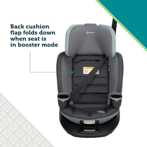 Safety 1st Turn and Go 360 ST 360 Rotating Car Seat, SafetySwivel, SecureTech Installation, All-in-One Convertible Car Seat, 3-in-1 Rear-Facing, Forward-Facing, Booster, 5-100 lbs, Siberian Caviar - image 3