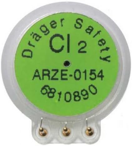 Draeger Safety 4543770 Installed Sensor, Chlorine, x-AM 5000XXS, 20" Height, 20" Wide, 20" Length