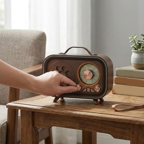 Radio portátil retro Tangxi AM FM SW Bluetooth miniatura 6