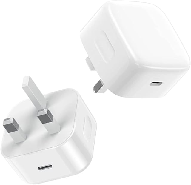 iPro Accessories For Samsung A33 Charger, Samsung A33 Plug, 20W USB C Charger Plug Type C Fast PD Adapter Mains UK Wall Charger For Samsung A33 5g (WHITE)