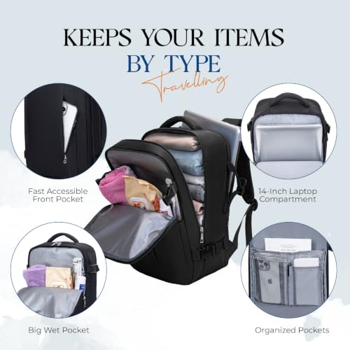 Sac Cabine Ryanair 40X30X20 : VMIKIV Sac a Dos Voyage Cabin Avion 40x30x20 Bagages Cabine Ryana... – Image 7