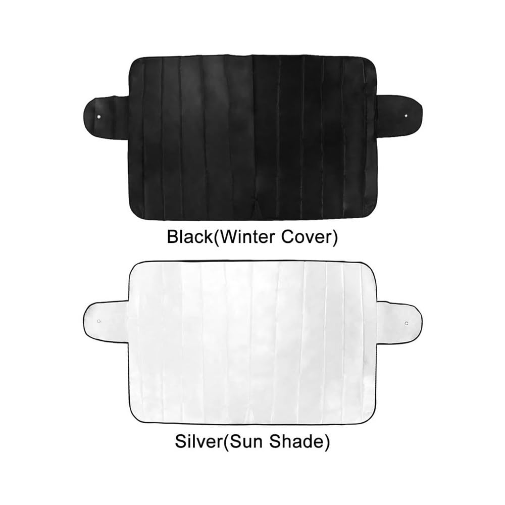 Couverture Pare-Brise Voiture Couverture Universelle De Pare-soleil Pare-brise De Voiture Couverture De Neige De Pare-brise Avant Accessoires Automobiles Pour Ford Pour Focus Bache Pare-Brise