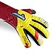 Rinat NKAM-Onana Semi-Pro Goalkeeper Glove – Negative Cut, Softy XP Palm, Lightweight & Flexible Fit for All Ages (Yellow, 5)
