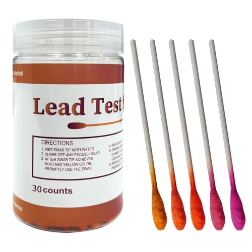 Lead Test Kit (30 Immediate Result Swabs) Results in Just 30 Seco...