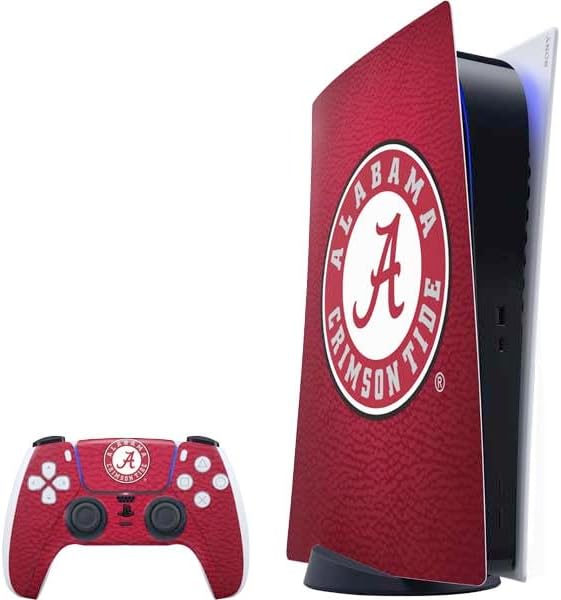 Skinit Decal Gaming Skin Compatible with PS5 Bundle - Officially Licensed University of Alabama University Seal Design