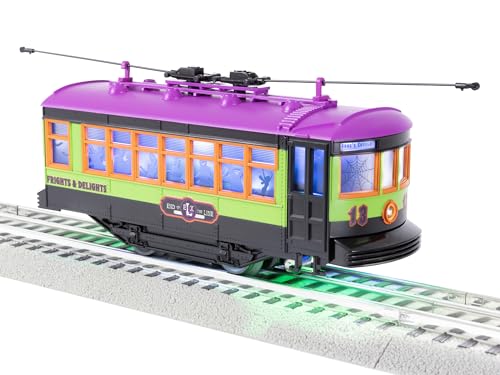 Lionel Halloween O Gauge Model Train Trolley with Underside Illumination