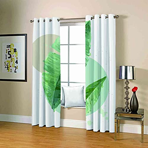 Rideaux occultants 140x160 cm oeillets polyester isolant phonique - 3