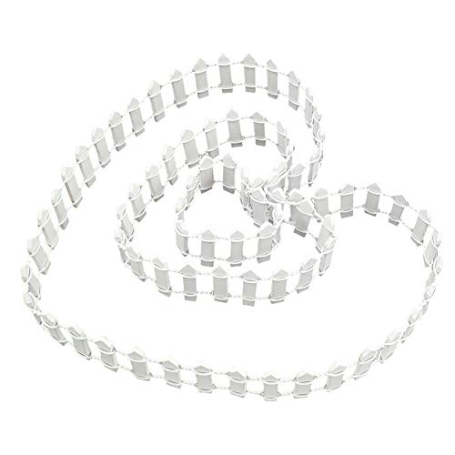 40 Inch Miniature Fairy Garden Micro-Landscape Ornament Trim Fence Small Flower Plant Pot Best Decor Christmas Moss Wooden Crafts DIY Brown