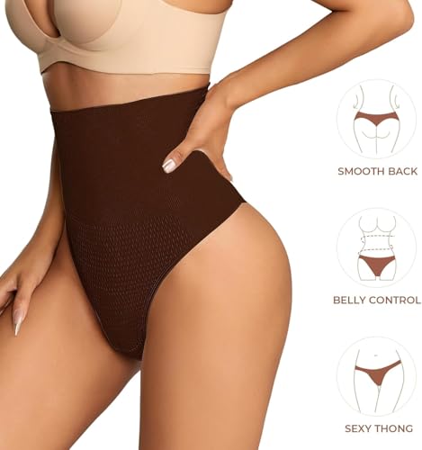 Image of Dulchany Thong Shapewear Tummy Control Underwear for Women Seamless Body Shaper Panties