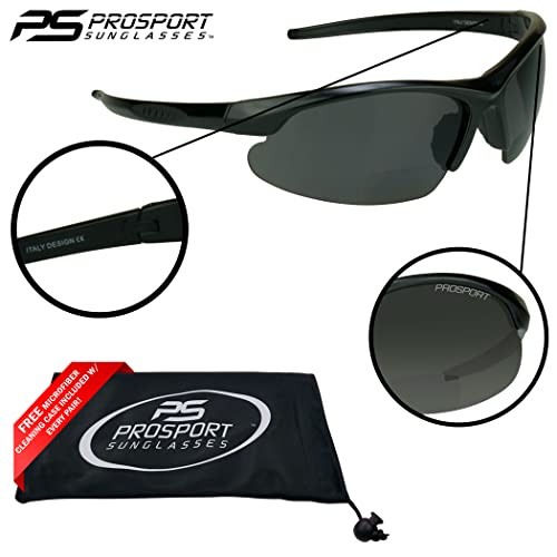 proSPORT Polarized Bifocal Sunglasses Men Women Anti Glare Lens Snug Wraparound2