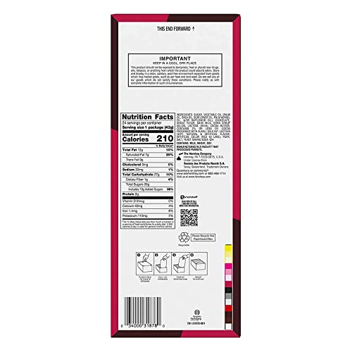 Kit Kat Duos Dark Chocolate And Strawberry Flavored Creme Wafer Candy, Bulk, Individually Wrapped, 1.5 Oz Bars (24 Count) #TOP3