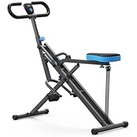 MERACH 2 IN 1 Kniebeugen Rudergerät Faltbare Kniebeugenmaschine, Glute Machine für den Gesäß, Bein und Core Training, 10Min Aufbau für Zuhause und Fitnessstudio, Max 160 KG