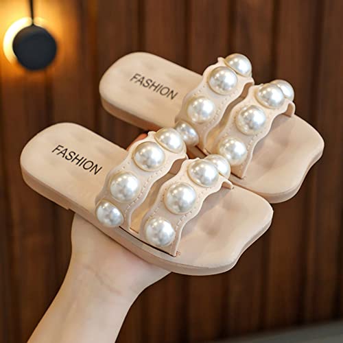 Children Slippers Fashion Summer Beach Sandals Fashion Fairy Big Pearl Slippers Big Kids Sandals2