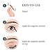 Magnetic Eyeliner and Lashes Kit, Magnetic Eyeliner for Magnetic Lashes Set, 2 Pair Reusable Lashes