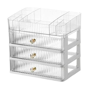 Zestivra Kosmetiktablett mit 3 Schubladen