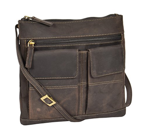 Sac cross body femme marron petit sac bandoulière cuir