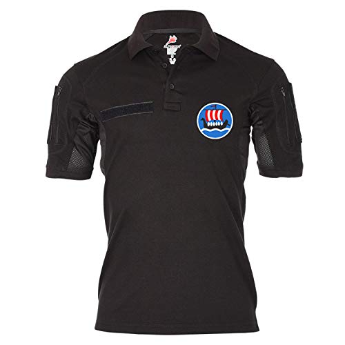 Polo tactique Alfa noir XXXL vêtement militaire drakkar Odin